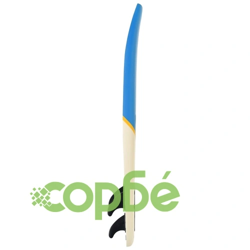 Дъска за сърф, 170 см, синьо и кремаво ➤ топ цена ➤ sorbe.bg