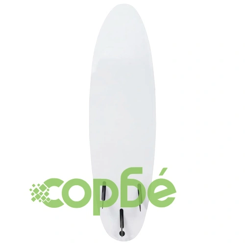 Дъска за сърф, 170 см, синьо и кремаво ➤ топ цена ➤ sorbe.bg