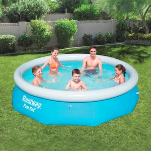 Bestway Fast Set Надуваем басейн, кръгъл, 305x76 см, 57266