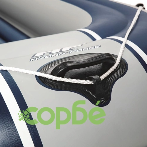 Bestway Hydro-Force Надуваема лодка с помпа и гребла, синя, 61083 ➤ топ цена ➤ sorbe.bg
