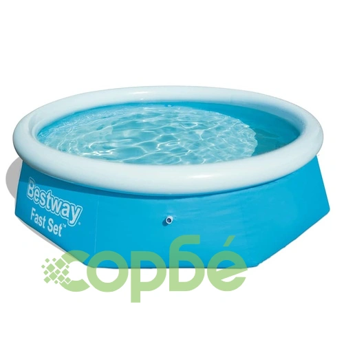 Bestway Fast Set Кръгъл надуваем басейн, 244x66 см, 57265 ➤ топ цена ➤ sorbe.bg