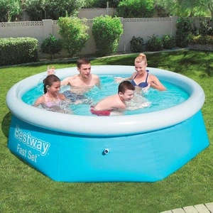 Bestway Fast Set Кръгъл надуваем басейн, 244x66 см, 57265