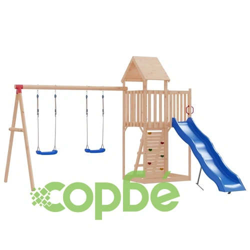 Седалки за люлки 2 бр с камъни за катерене син полиетилен ➤ топ цена ➤ sorbe.bg