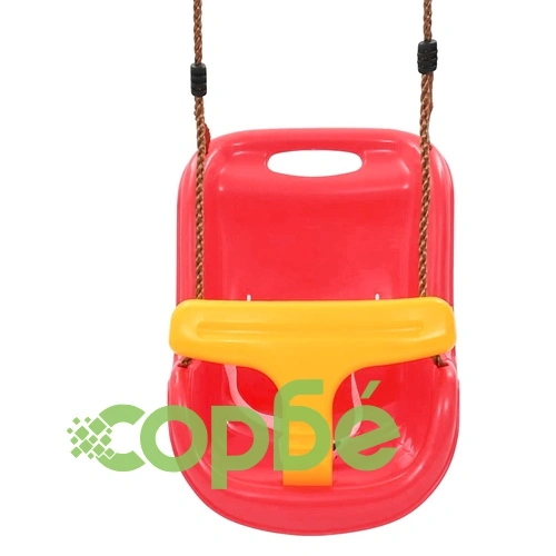 Бебешка люлка с предпазен колан, PP, червена ➤ топ цена ➤ sorbe.bg