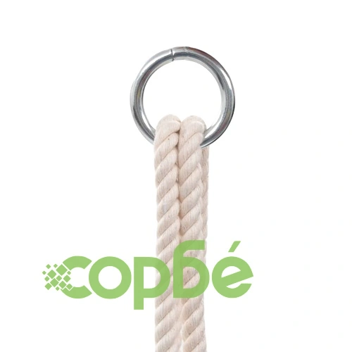 Бебешка люлка с предпазен колан, памук, дърво, синя ➤ топ цена ➤ sorbe.bg