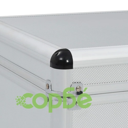 Куфари за съхранение, 2 бр, сребристи, алуминий  ➤ топ цена ➤ sorbe.bg