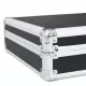 Куфар за пушки, черен, 118x38x12 см, алуминий