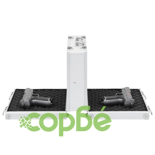 Куфар за пистолет, алуминий, ABS, сребрист ➤ топ цена ➤ sorbe.bg