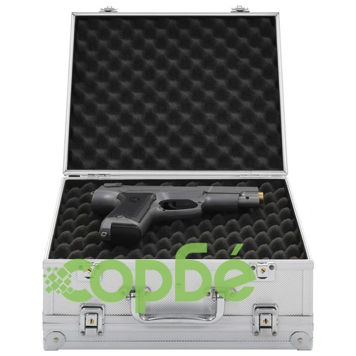Куфар за пистолет, алуминий, ABS, сребрист ➤ топ цена ➤ sorbe.bg