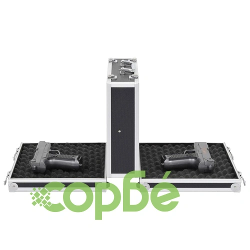 Куфар за пистолет, алуминий, ABS, черен ➤ топ цена ➤ sorbe.bg