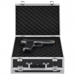 Куфар за пистолет, алуминий, ABS, черен