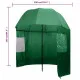 чадър за риболов 300х240 см, зелен цвят