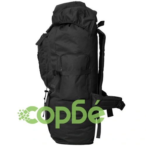 Раница, войнишки стил, XXL, 100 л, черна ➤ топ цена ➤ sorbe.bg