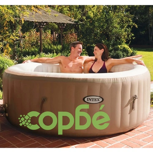 Intex PureSpa Надуваема хидромасажна вана 196x71 см 28404NL ➤ топ цена ➤ sorbe.bg
