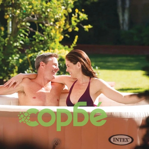 Intex PureSpa Надуваема хидромасажна вана 196x71 см 28404NL ➤ топ цена ➤ sorbe.bg