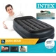 Intex Надуваемо легло с вградена възглавница, PVC, черно, 64122
