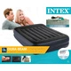 Intex Надуваемо легло с възглавница PVC 152x203x42cм черно 64124