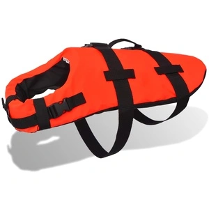 Спасителна жилетка за кучета, размер S, оранжева