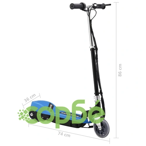 Електрическа тротинетка, 120 W, синя ➤ топ цена ➤ sorbe.bg