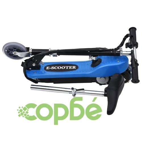 Електрическа тротинетка със седалка, 120 W, синя ➤ топ цена ➤ sorbe.bg