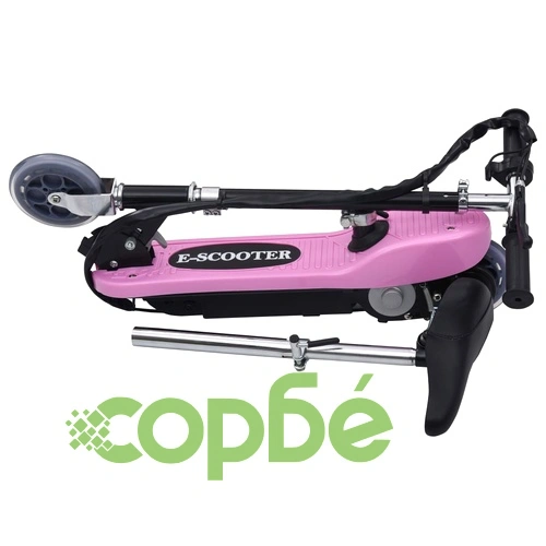 Електрическа тротинетка със седалка, 120 W, розова ➤ топ цена ➤ sorbe.bg