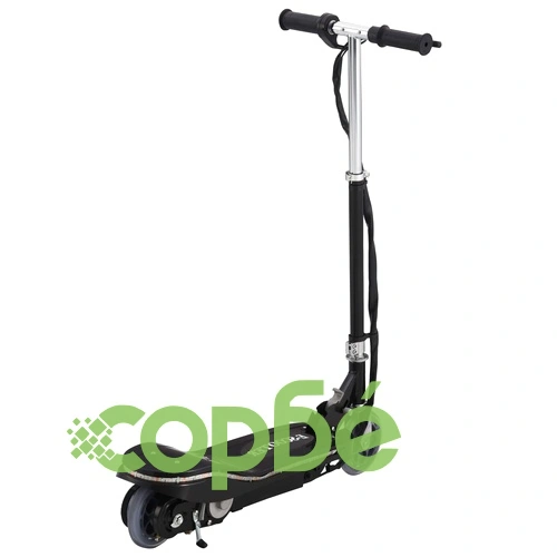 Електрическа тротинетка с LED, 120 W, черна ➤ топ цена ➤ sorbe.bg