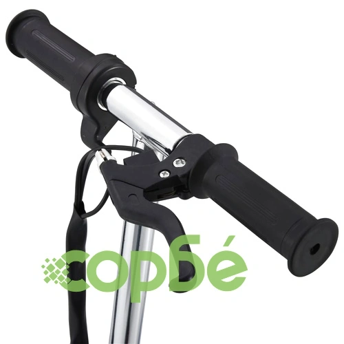 Детска тротинетка със седалка и LED, 120 W, черна ➤ топ цена ➤ sorbe.bg