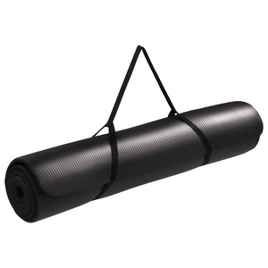 Йога постелка, 100x190 см, EVA, черна