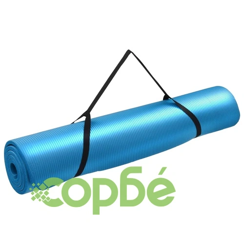 Йога постелка, 100x190 см, EVA, синя ➤ топ цена ➤ sorbe.bg