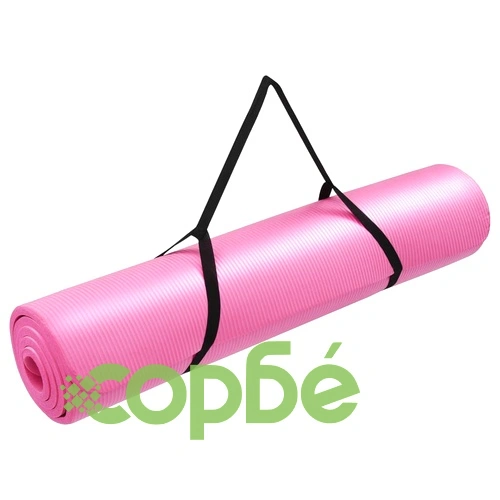 Йога постелка, 100x190 см, EVA, розова ➤ топ цена ➤ sorbe.bg