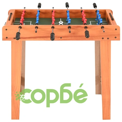 Мини футболна маса, 69x37x62 см, клен ➤ топ цена ➤ sorbe.bg
