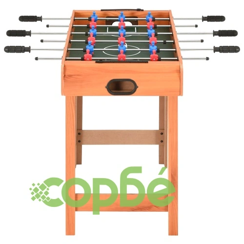 Мини футболна маса, 69x37x62 см, клен ➤ топ цена ➤ sorbe.bg