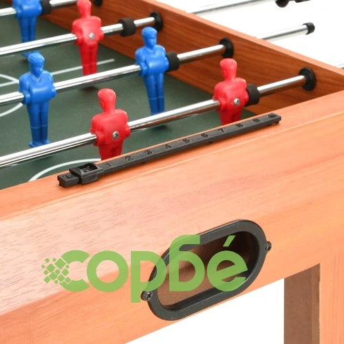 Мини футболна маса, 69x37x62 см, клен ➤ топ цена ➤ sorbe.bg