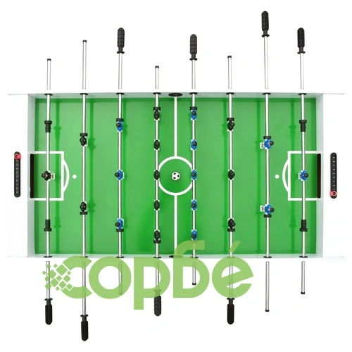 Сгъваема футболна маса, 121x61x80 см, бяла ➤ топ цена ➤ sorbe.bg
