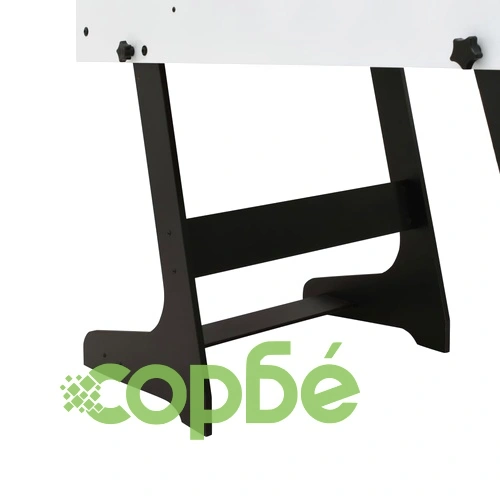 Сгъваема футболна маса, 121x61x80 см, бяла ➤ топ цена ➤ sorbe.bg