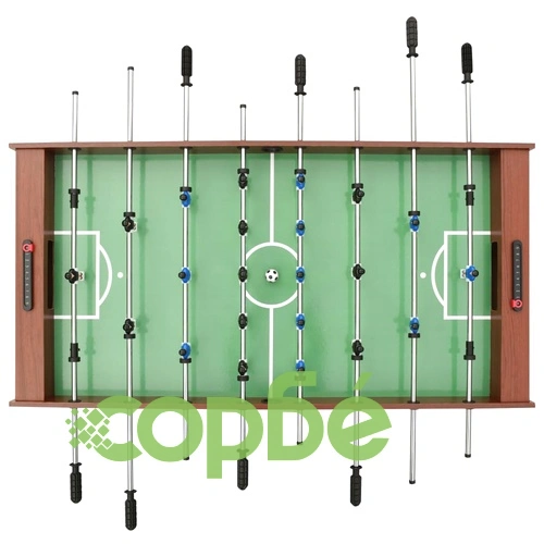 Сгъваема футболна маса, 121x61x80 см, кафява ➤ топ цена ➤ sorbe.bg