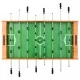 Сгъваема футболна маса, 121x61x80 см, светлокафява