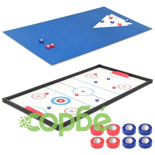 Мултифункционална игрална маса 15-в-1, 121x61x82 см, черна ➤ топ цена ➤ sorbe.bg