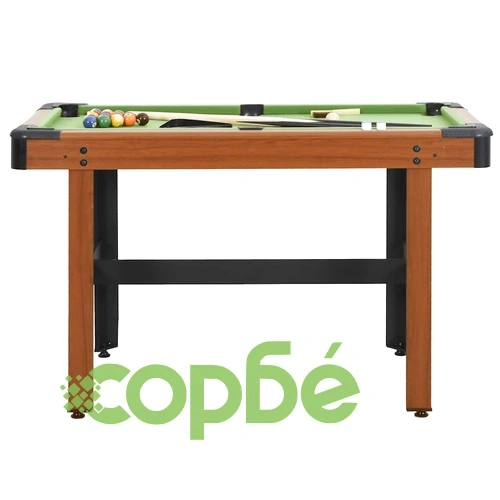 Билярдна маса, 4 фута, 122x61x76 см, кафява ➤ топ цена ➤ sorbe.bg