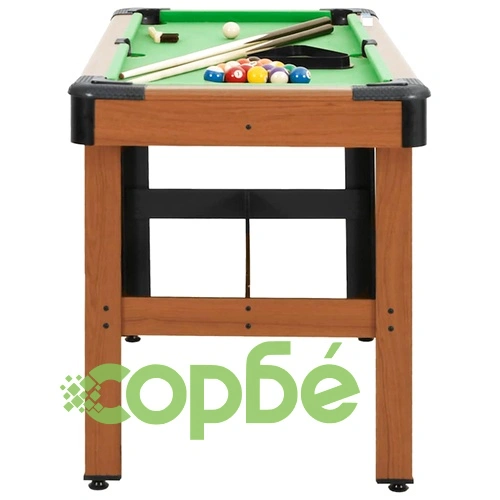 Билярдна маса, 4 фута, 122x61x76 см, кафява ➤ топ цена ➤ sorbe.bg