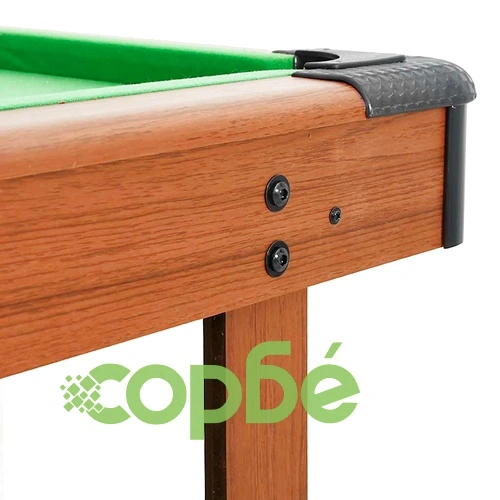 Билярдна маса, 4 фута, 122x61x76 см, кафява ➤ топ цена ➤ sorbe.bg