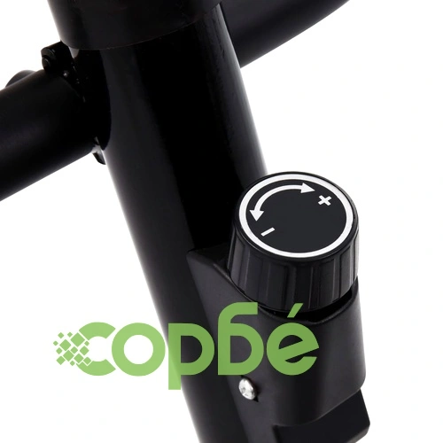 Велоергометър с ремъчно задвижване, черен ➤ топ цена ➤ sorbe.bg