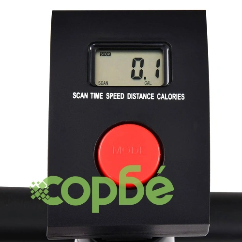 Велоергометър с ремъчно задвижване, черен ➤ топ цена ➤ sorbe.bg