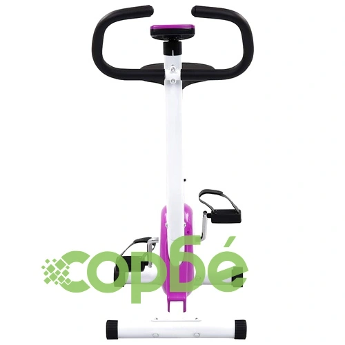 Велоергометър с ремъчно задвижване, лилав ➤ топ цена ➤ sorbe.bg