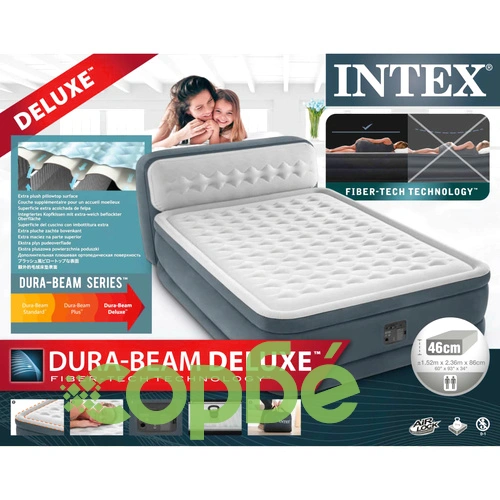 Intex Надуваемо легло Dura-Beam Deluxe Ultra Plush Headboard 86 см ➤ топ цена ➤ sorbe.bg