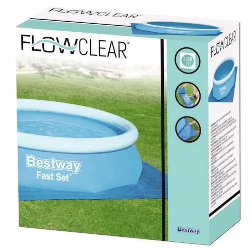 Bestway Подложка за наземни басейни Flowclear, 335x335 см ➤ топ цена ➤ sorbe.bg