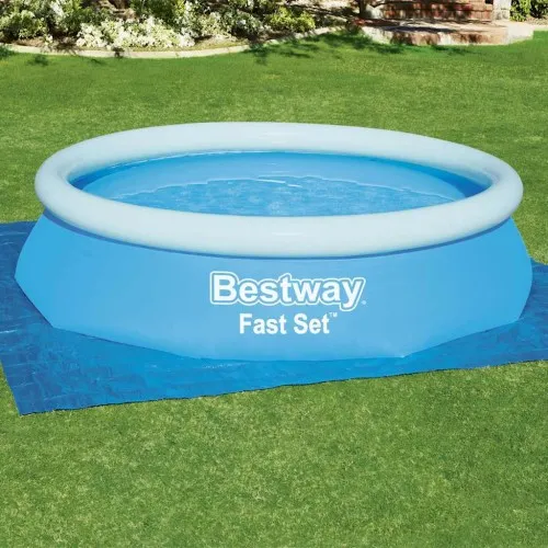Bestway Подложка за наземни басейни Flowclear, 335x335 см ➤ топ цена ➤ sorbe.bg