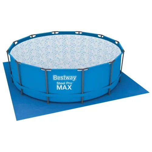 Bestway Подложка за наземни басейни Flowclear, 396x396 см ➤ топ цена ➤ sorbe.bg