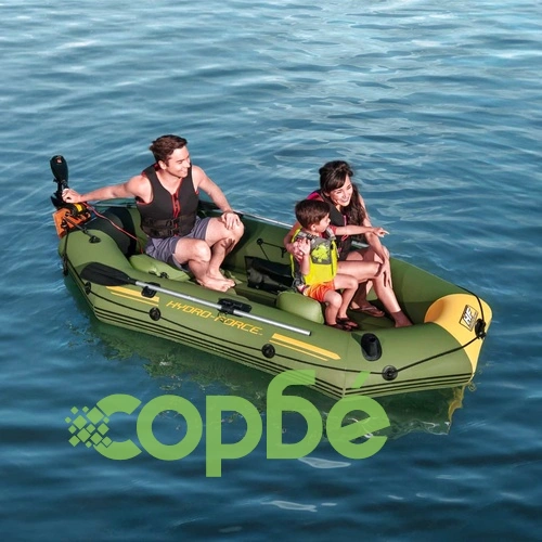 Bestway Надуваема рафтинг лодка Hydro-Force с ръчна помпа ➤ топ цена ➤ sorbe.bg