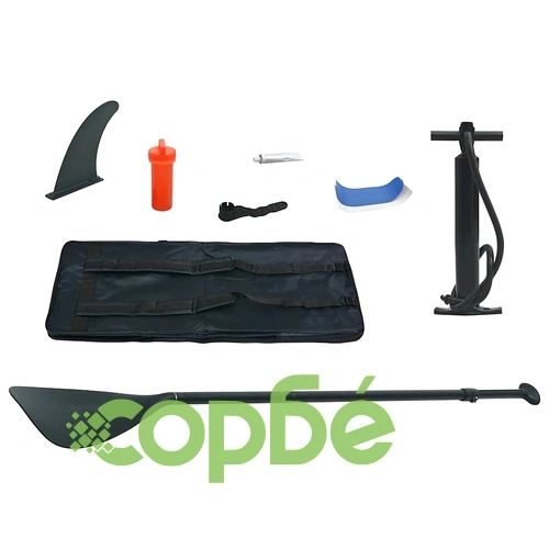 Стендъп падъл борд SUP сърфборд, надуваем, синьо и бяло ➤ топ цена ➤ sorbe.bg